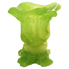 Daum France Pate De Verre Vert D'Espagne - Édition limitée de Salvador Dali