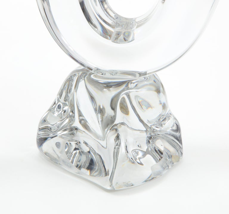 Daum France TwoArm Crystal Candle Holders For Sale at 1stDibs daum