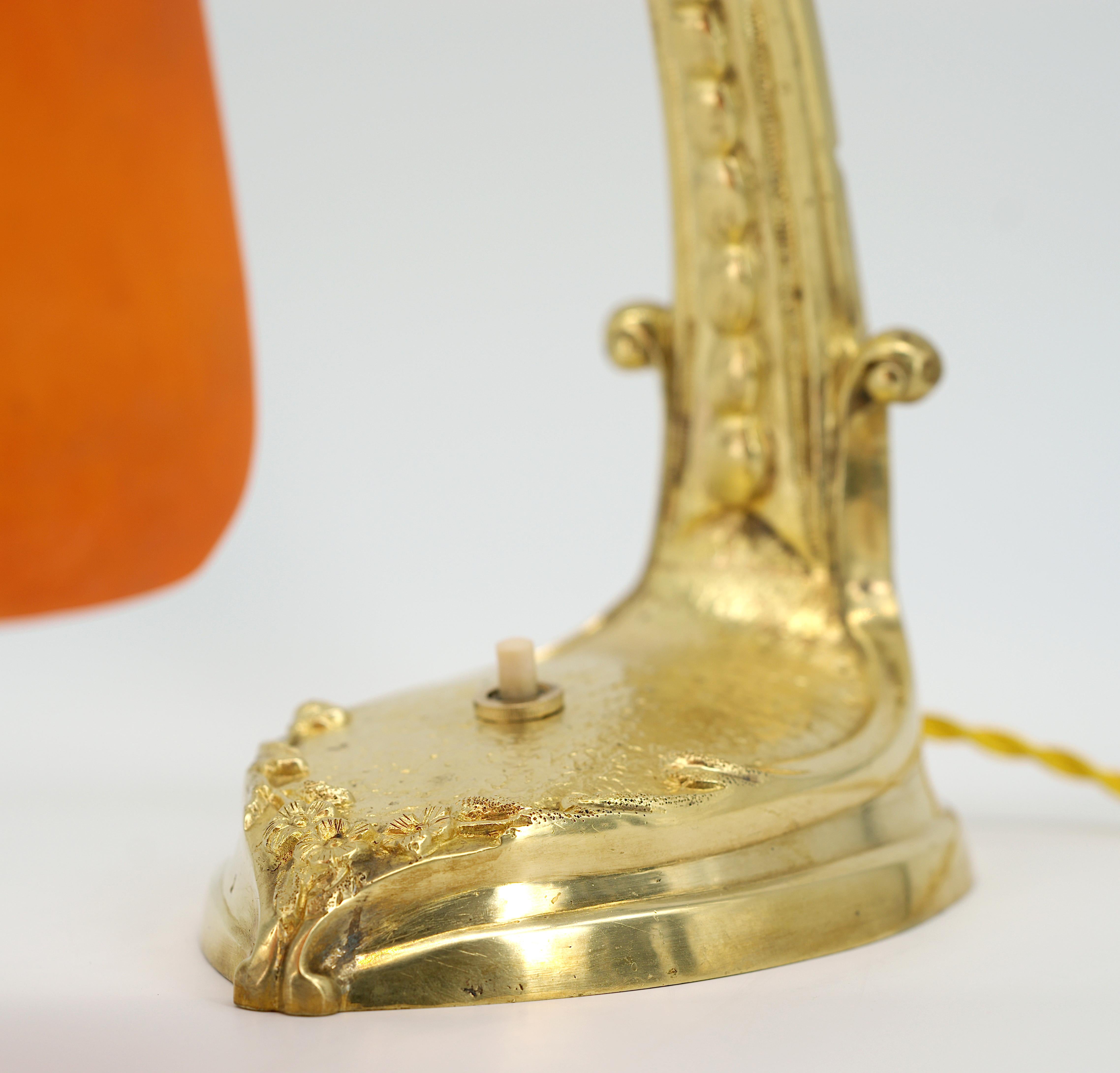 Lámpara de mesa francesa Art Déco Daum, 1915 en venta 5