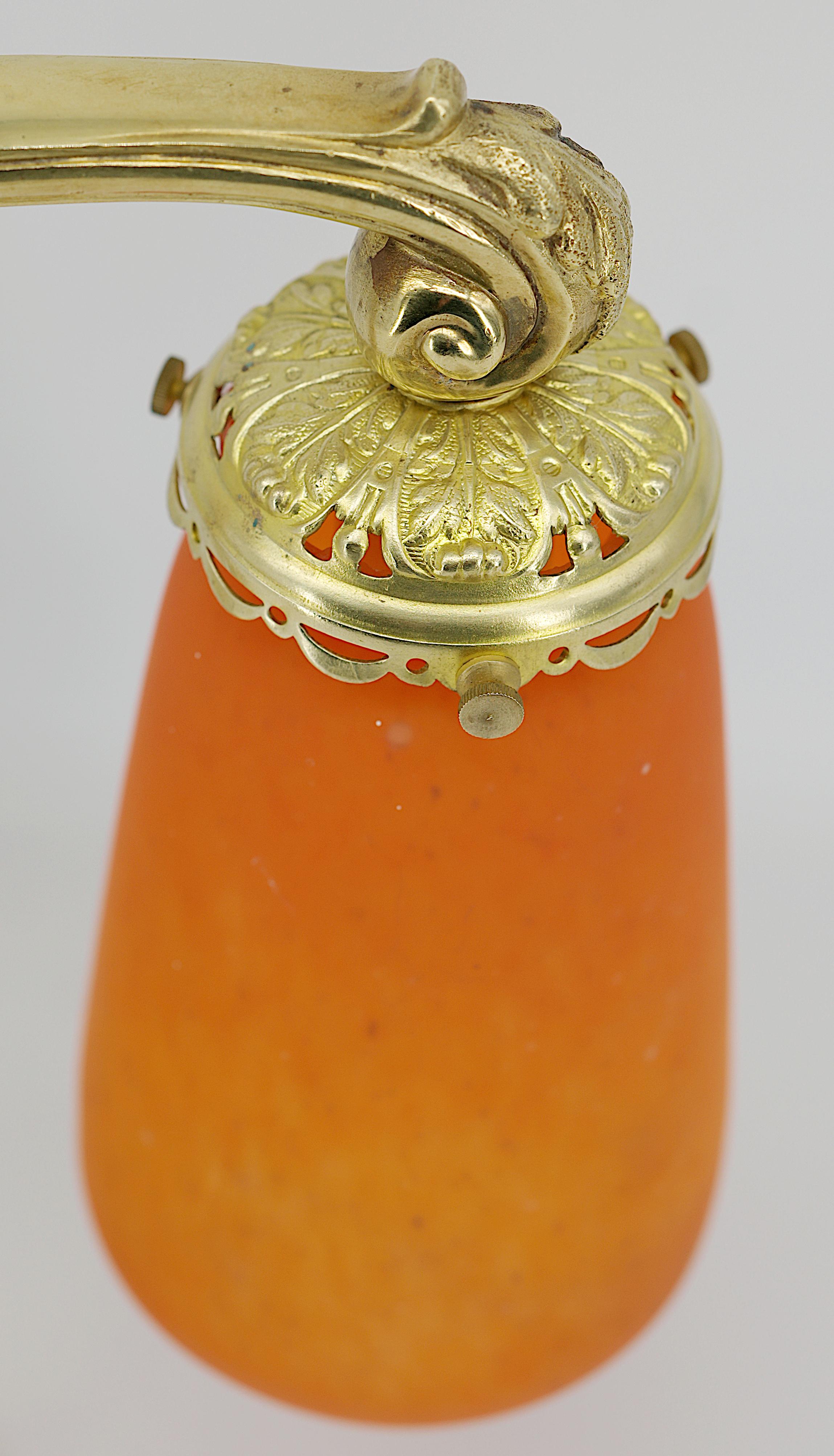 Lámpara de mesa francesa Art Déco Daum, 1915 Francés en venta