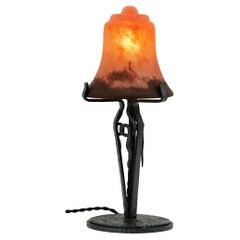 Lampe de table Art déco française DAUM, 1920