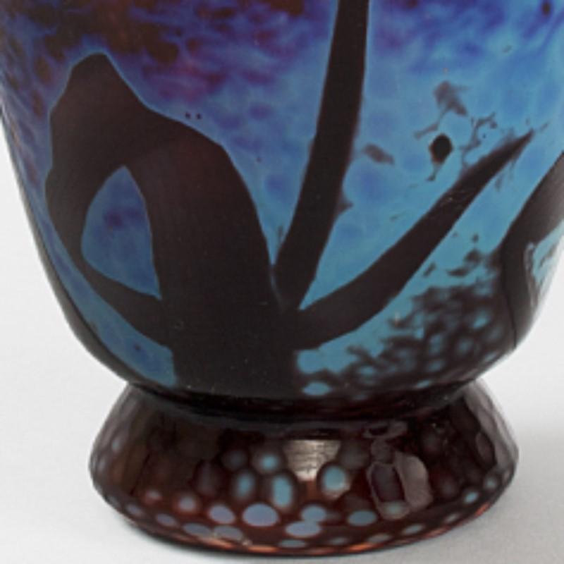 20th Century Daum French Art Nouveau Decorative Vase