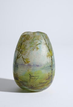 DAUM Landscape Vase