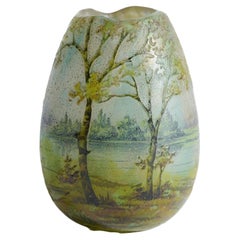 DAUM Landscape Vase