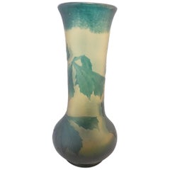 Antique Daum Martele, Acid Etched and Wheel Cut Vase