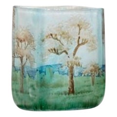 Daum Miniature Vase Spring Landscape