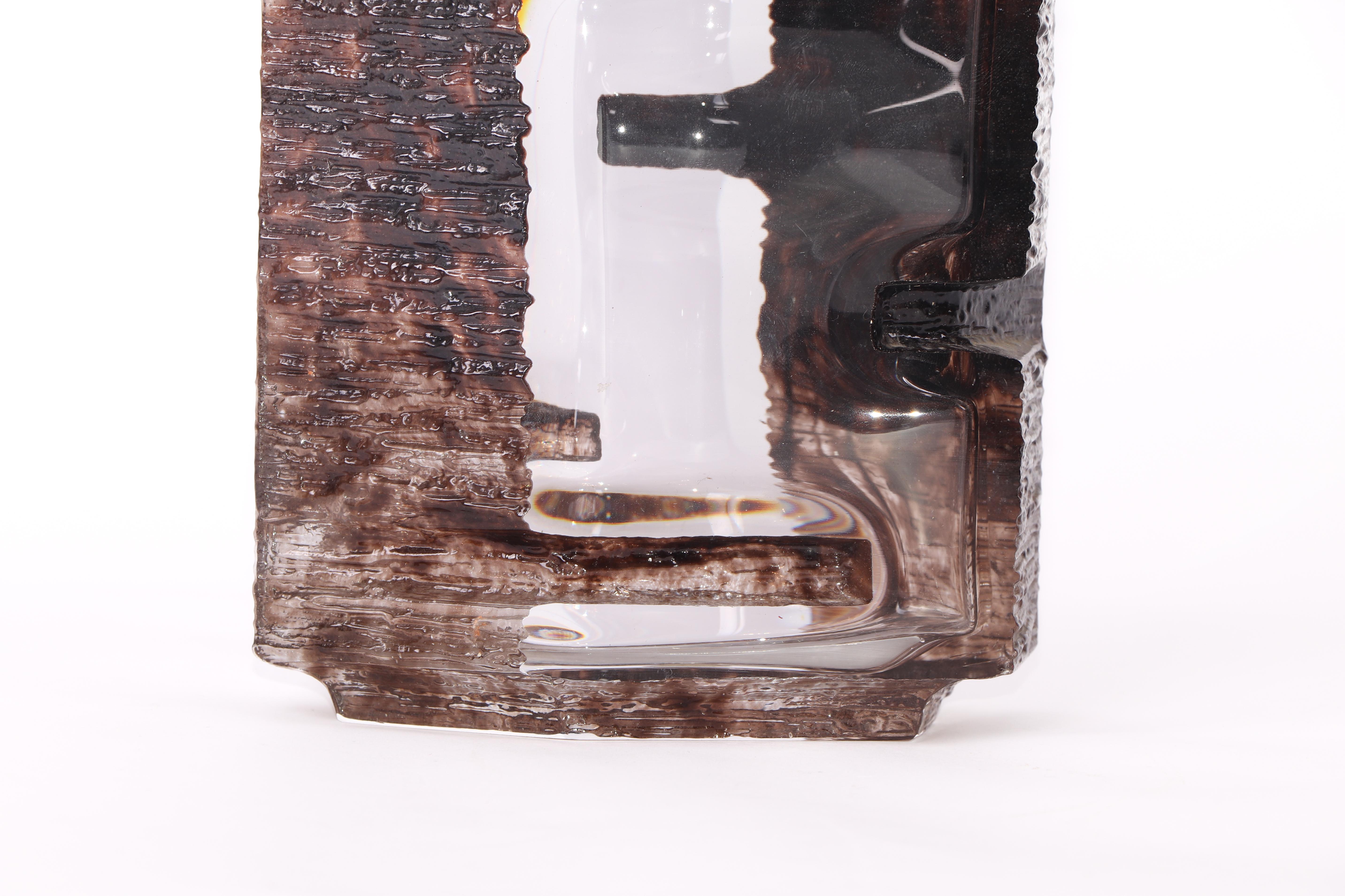 Daum Modernist Sculptural Lamp In Excellent Condition For Sale In PARIS, FR