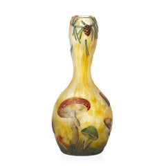 DAUM NANCI - Champignon Pitcher - Circa 1910, signed