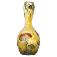 DAUM NANCI - Champignon Pitcher - Circa 1910, signed