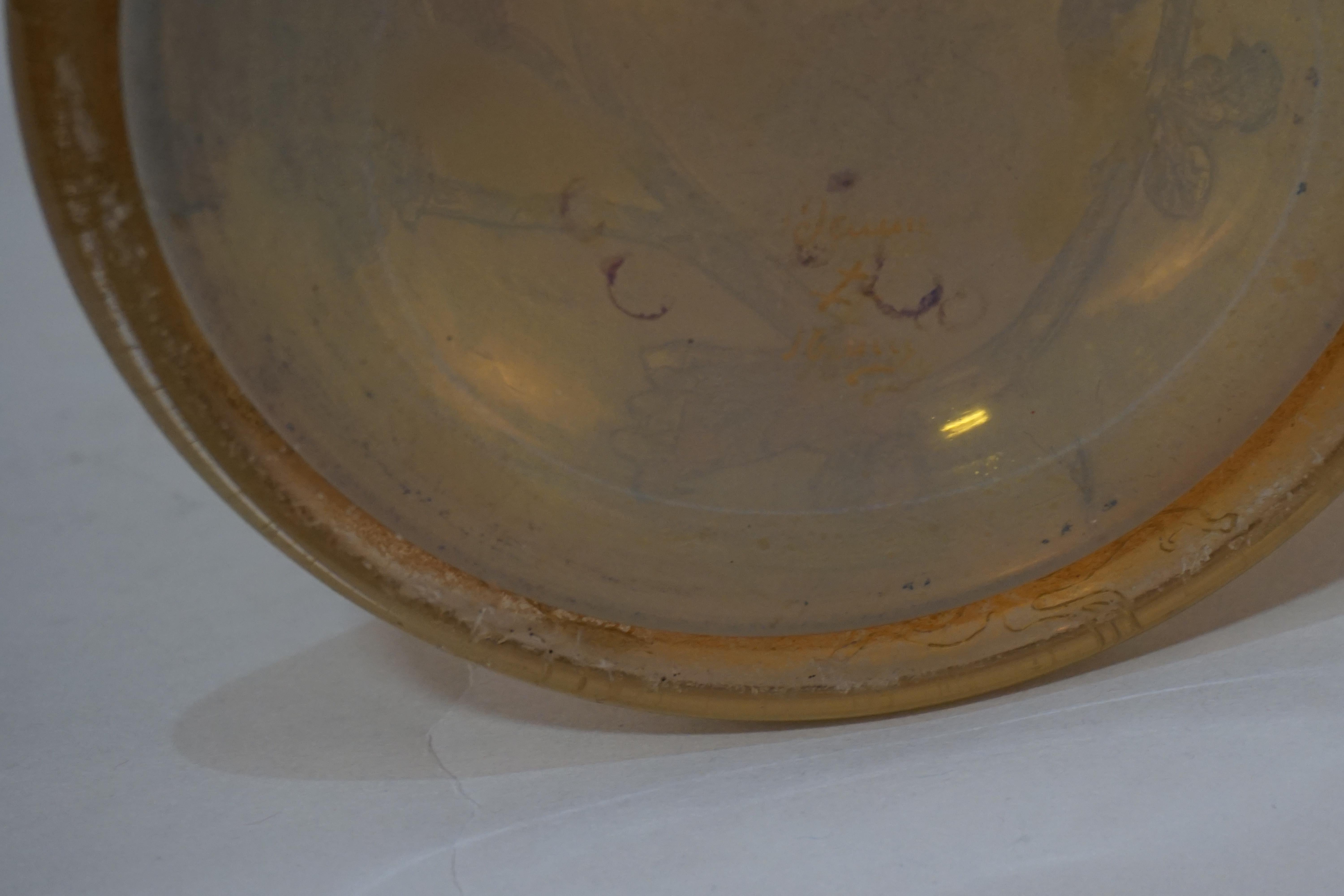 Daum Nancy Acid Cut Opalescent Glass Vase In Good Condition For Sale In Fairfax, VA