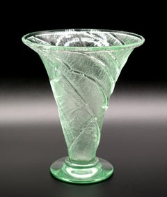 Daum Nancy French Art Deco Acid-Etched Vase, 1920