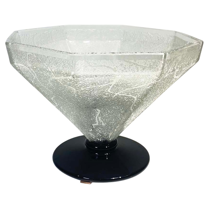 Vase Daum Nancy gravé à l'acide, vers 1930