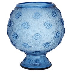 Daum Nancy Acid-Etched Vase