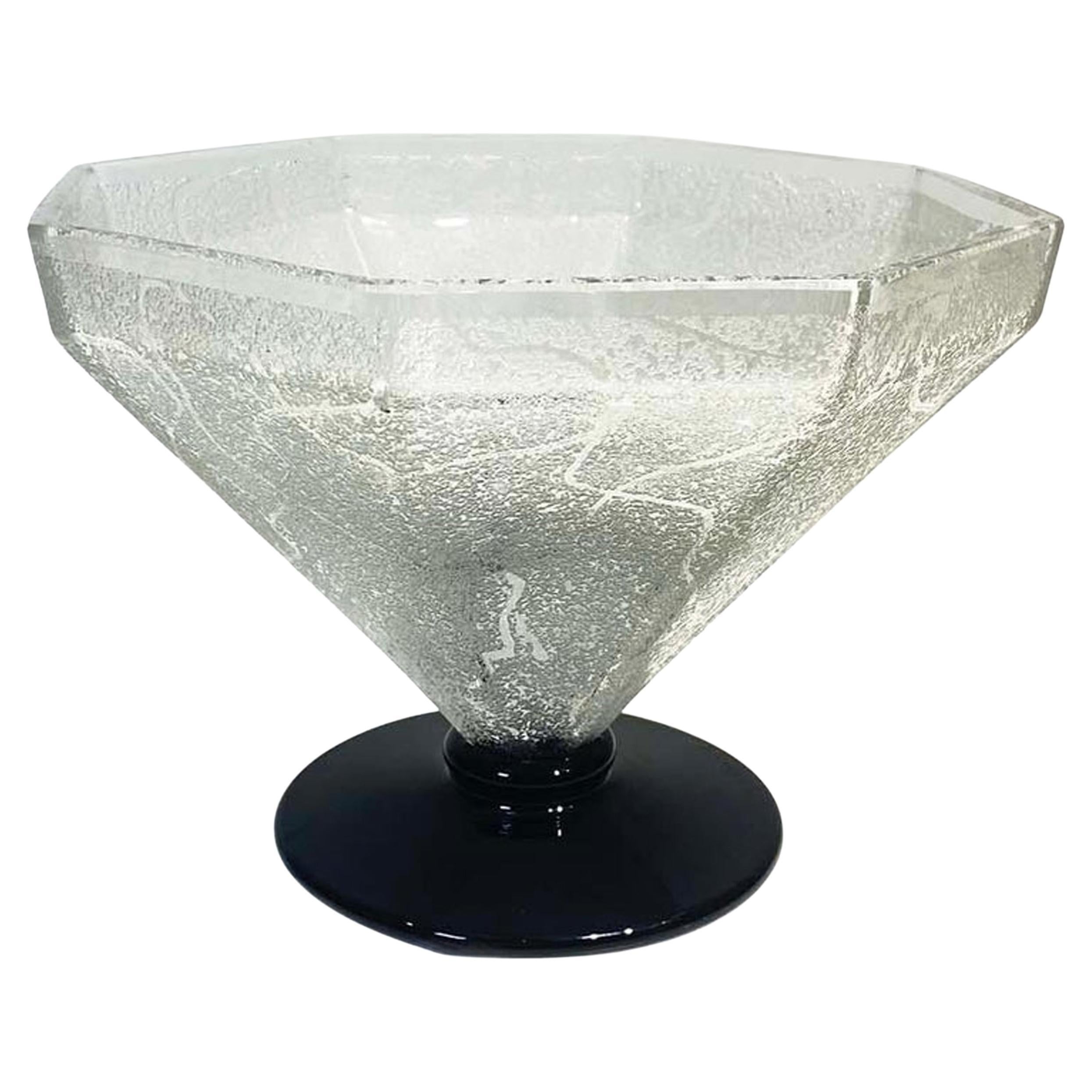 Daum Nancy Acid Etched Vase, Glass, Art Deco Style, France, 1930s For Sale