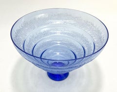 Daum Nancy Art Deco Cobalt Glass Vase, circa 1920