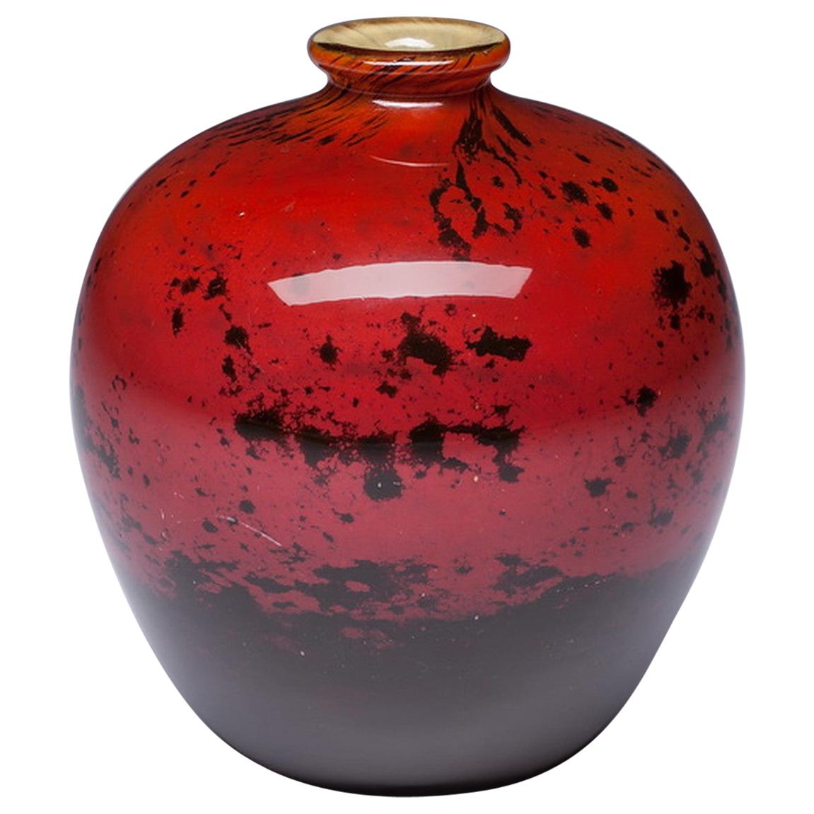 Daum Nancy Art Deco Decorative Vase Signed