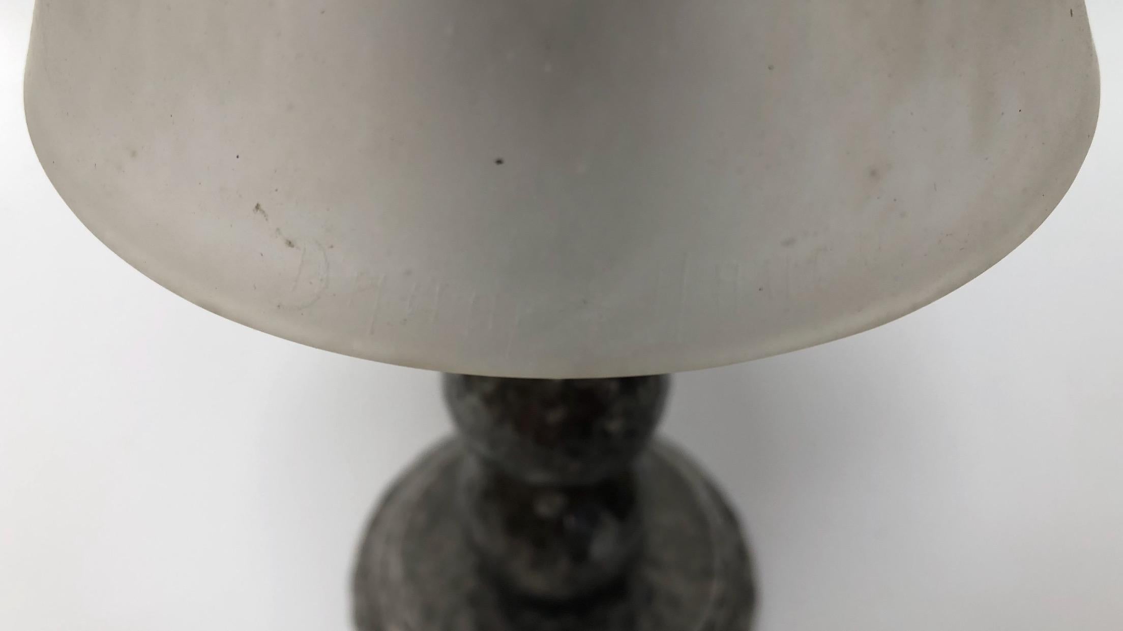 20th Century Daum Nancy Art Deco Lamp in the Taste of Edgar Brandt