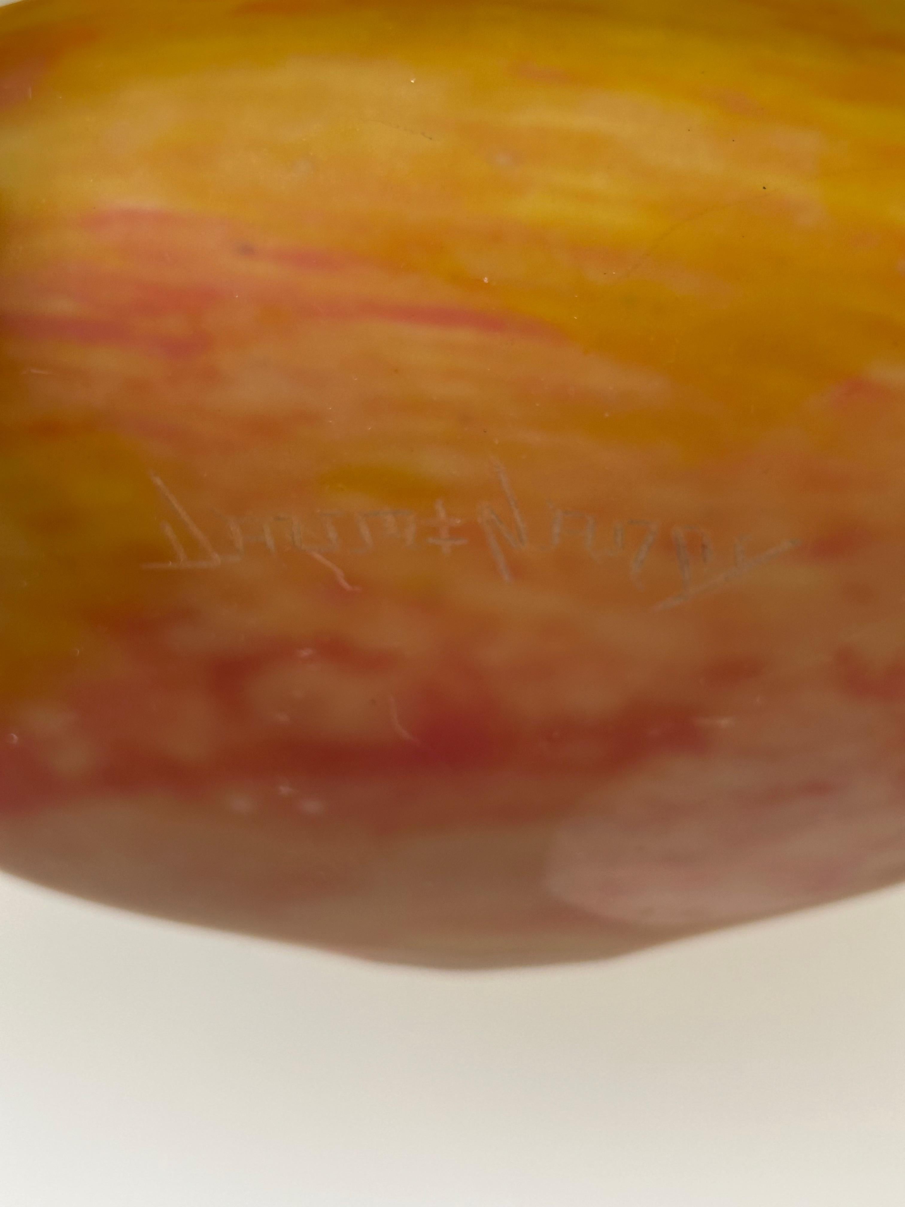 Lampada a sospensione Daum Nancy Art Deco In condizioni ottime in vendita a NANTES, FR