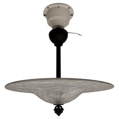 Daum Nancy Art Deco Pendant Light