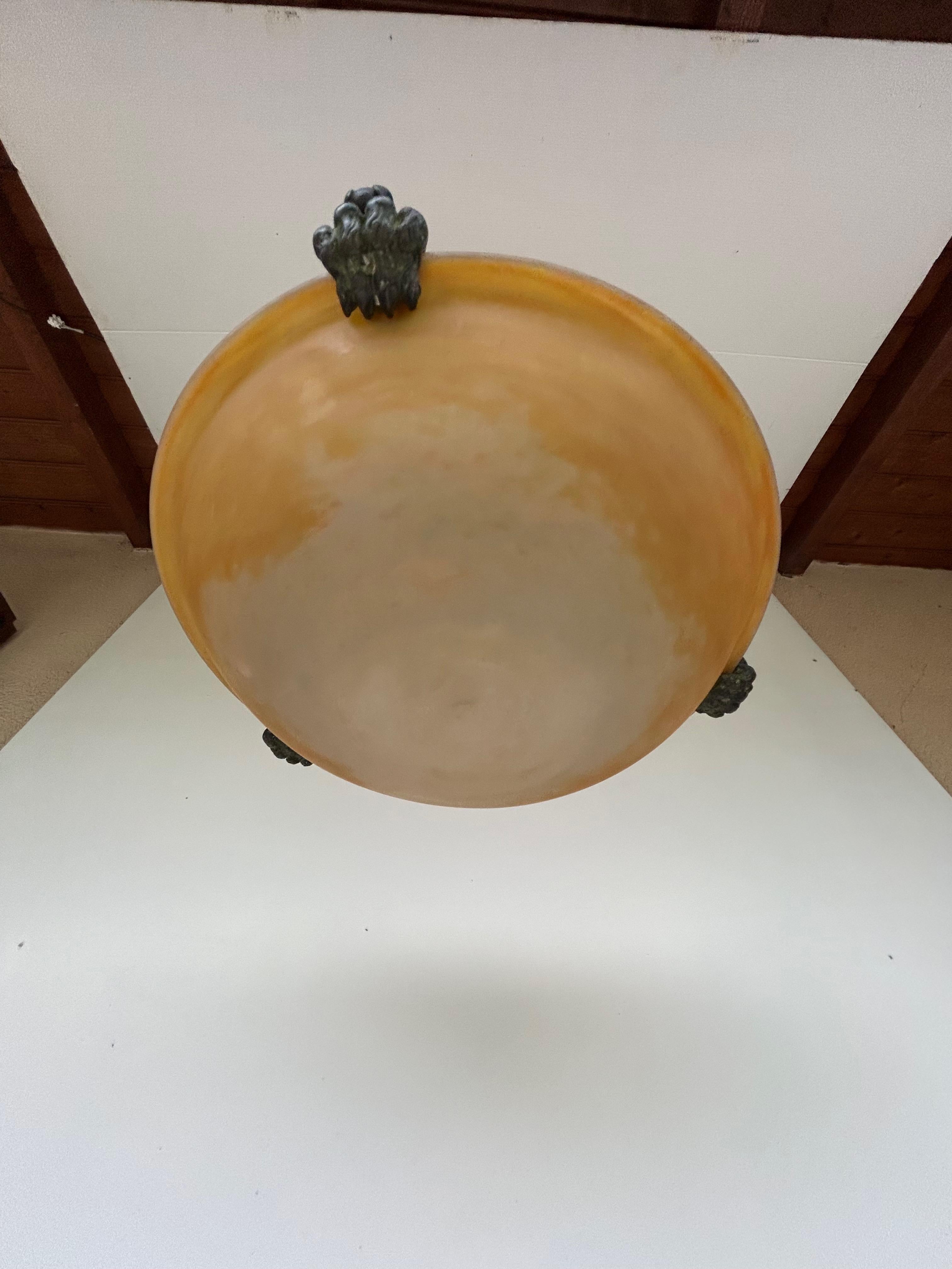 Daum Nancy Art Deco Suspension For Sale 1