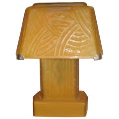 Daum Nancy Art Deco Table Lamp