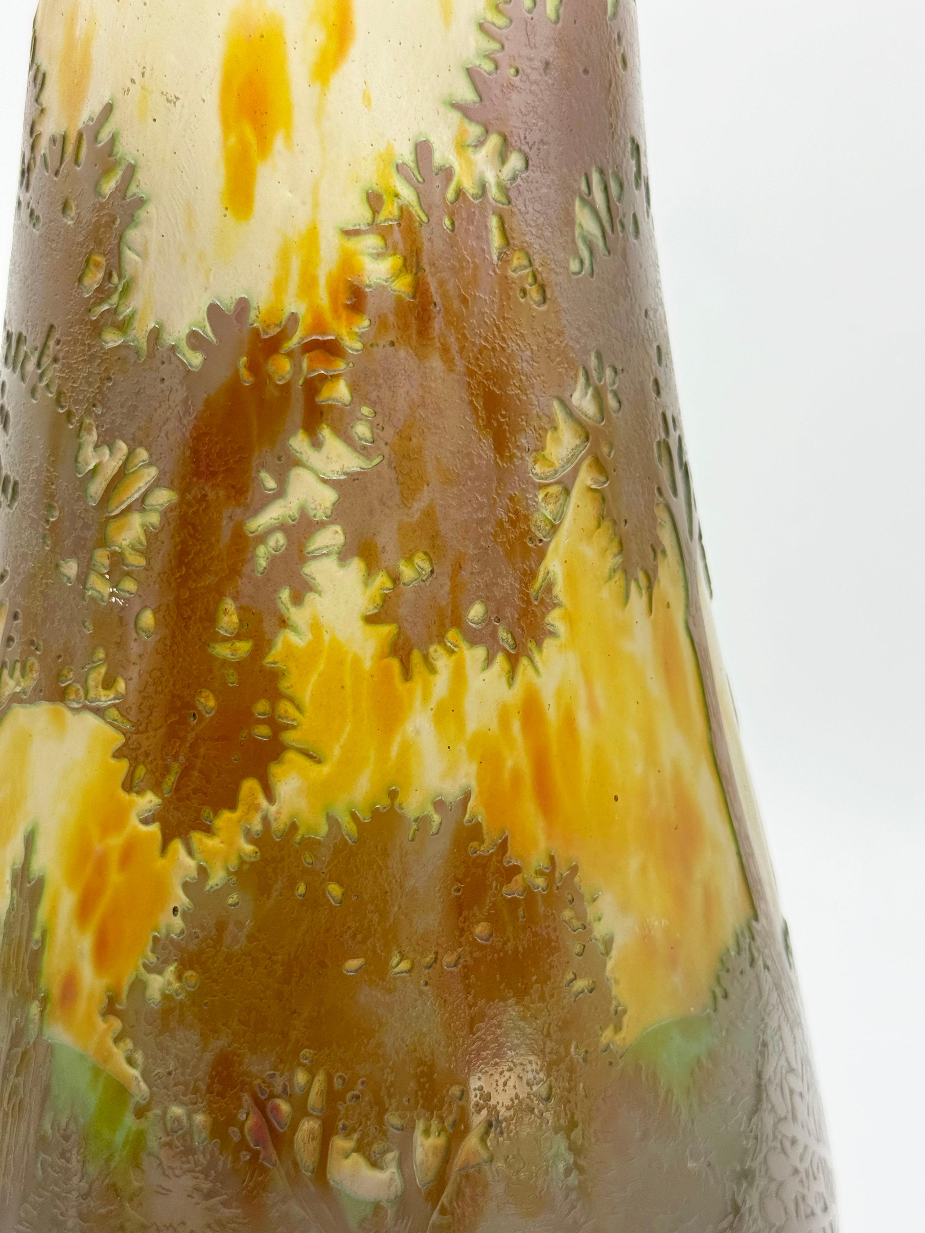 Art déco-Vase von Daum Nancy, 1930er-Jahre im Zustand „Gut“ im Angebot in Autonomous City Buenos Aires, CABA