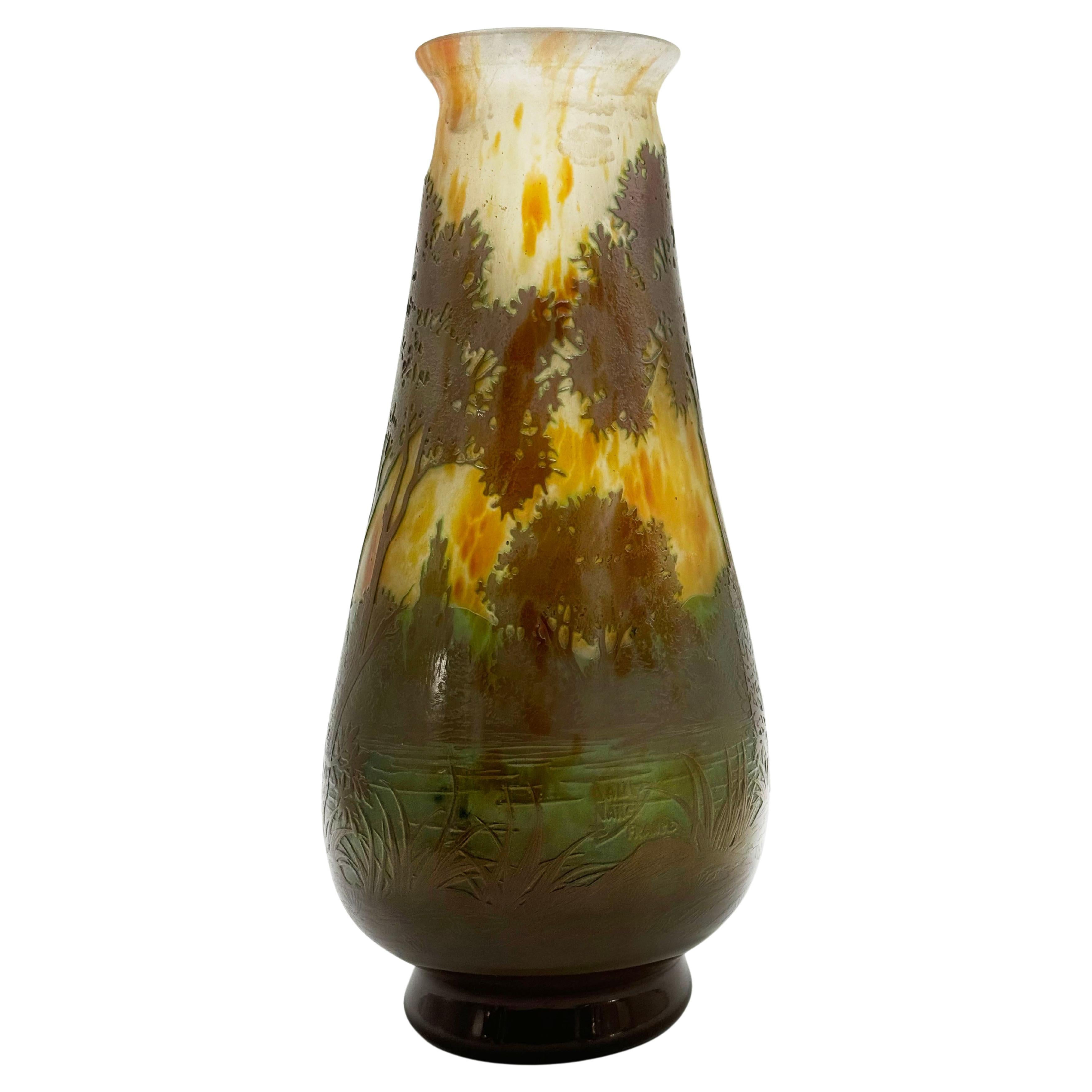 Daum Nancy Art Deco Vase 1930s
