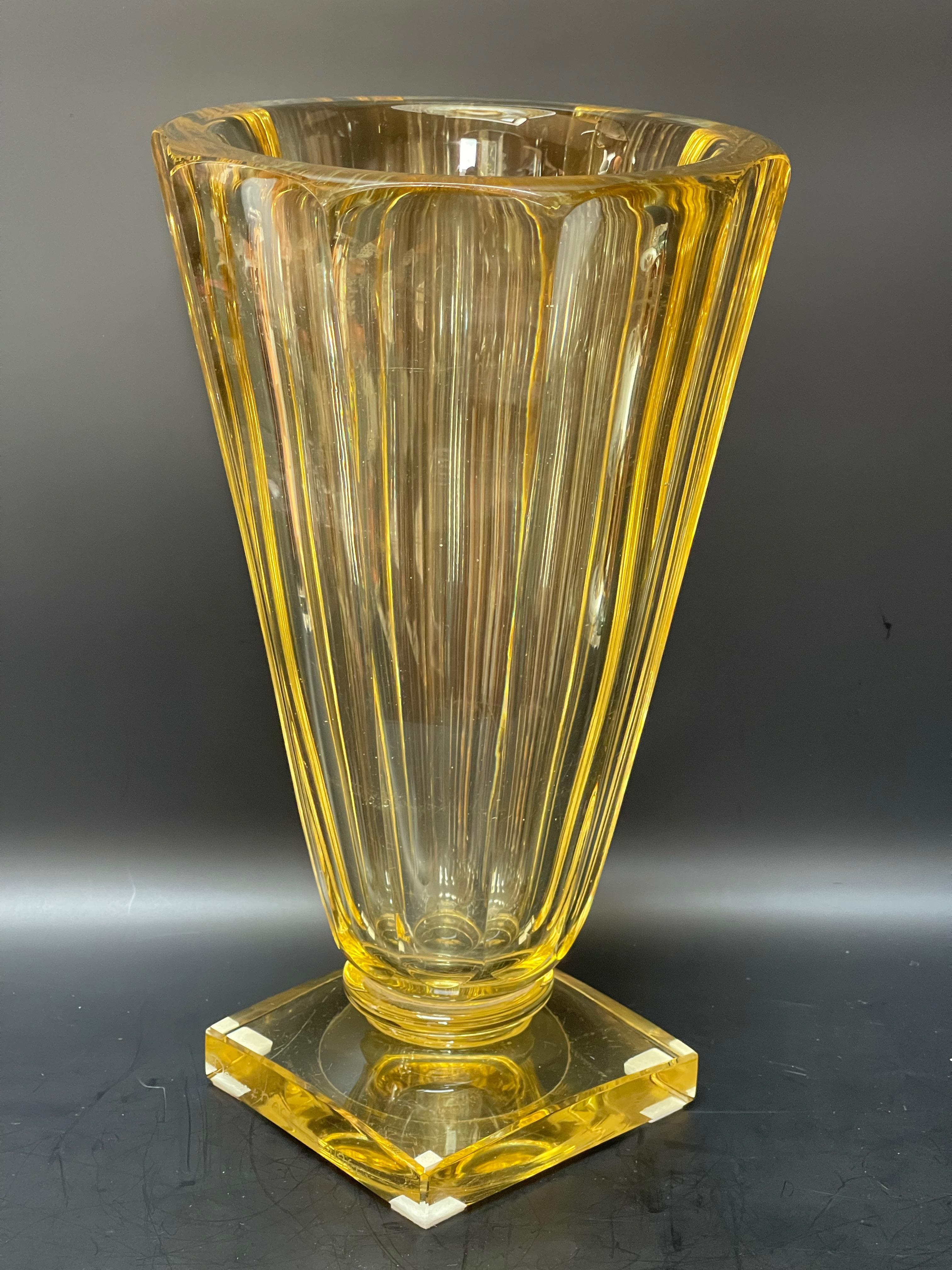 French Daum Nancy Art Deco Vase