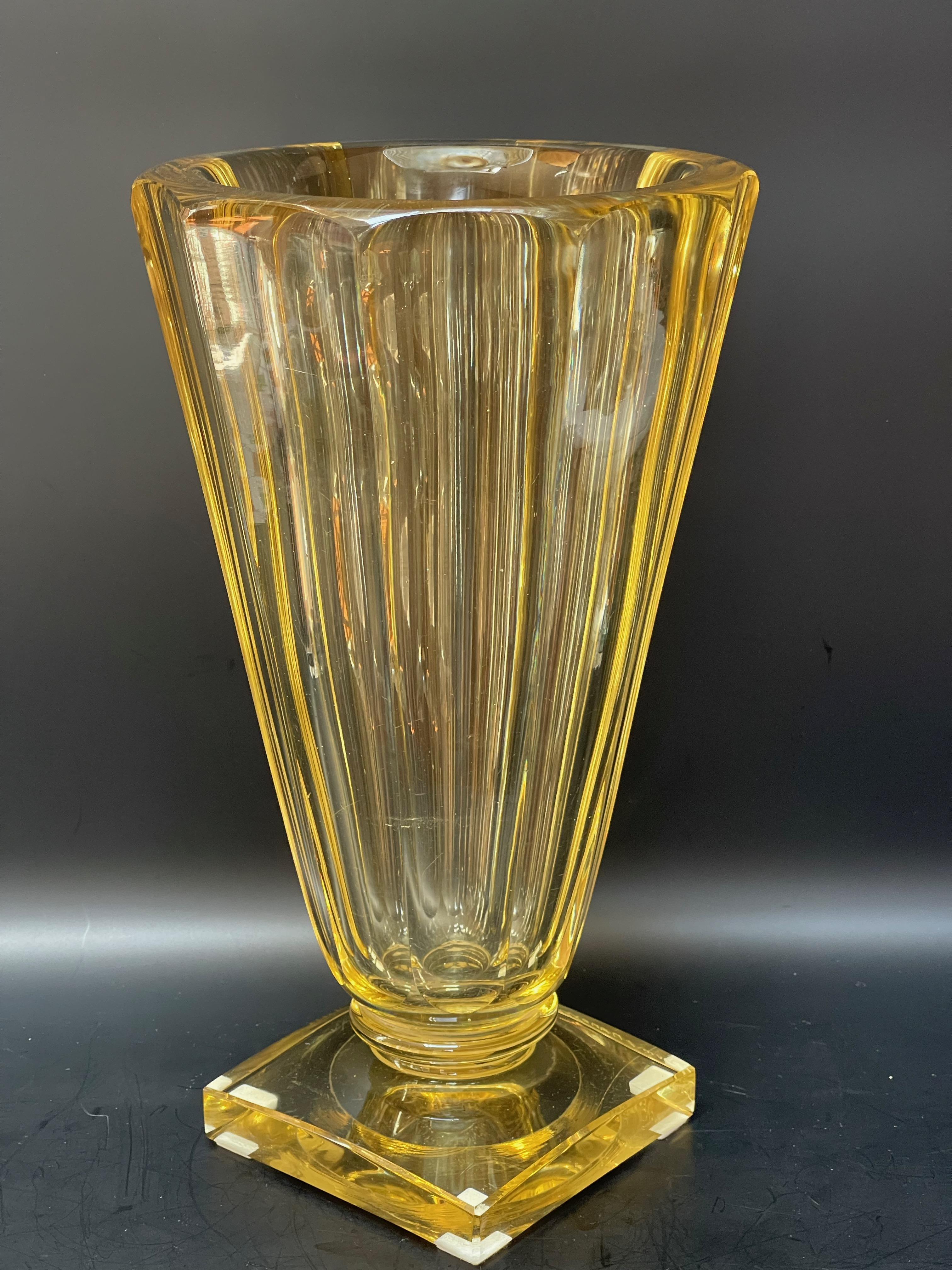 20th Century Daum Nancy Art Deco Vase
