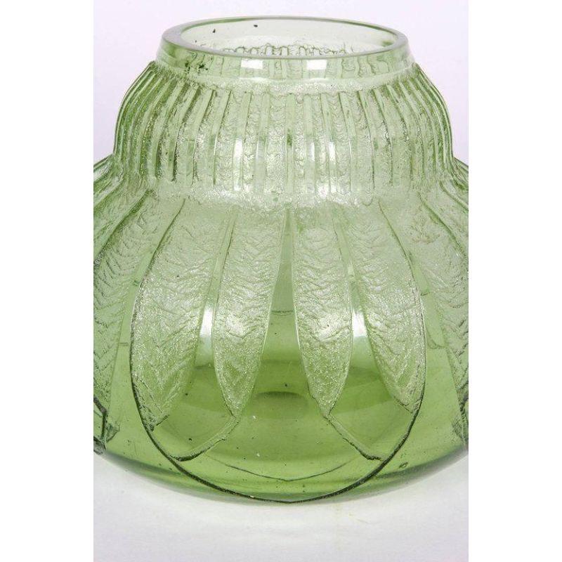 Art-déco-Vase von Daum Nancy (Radiert)