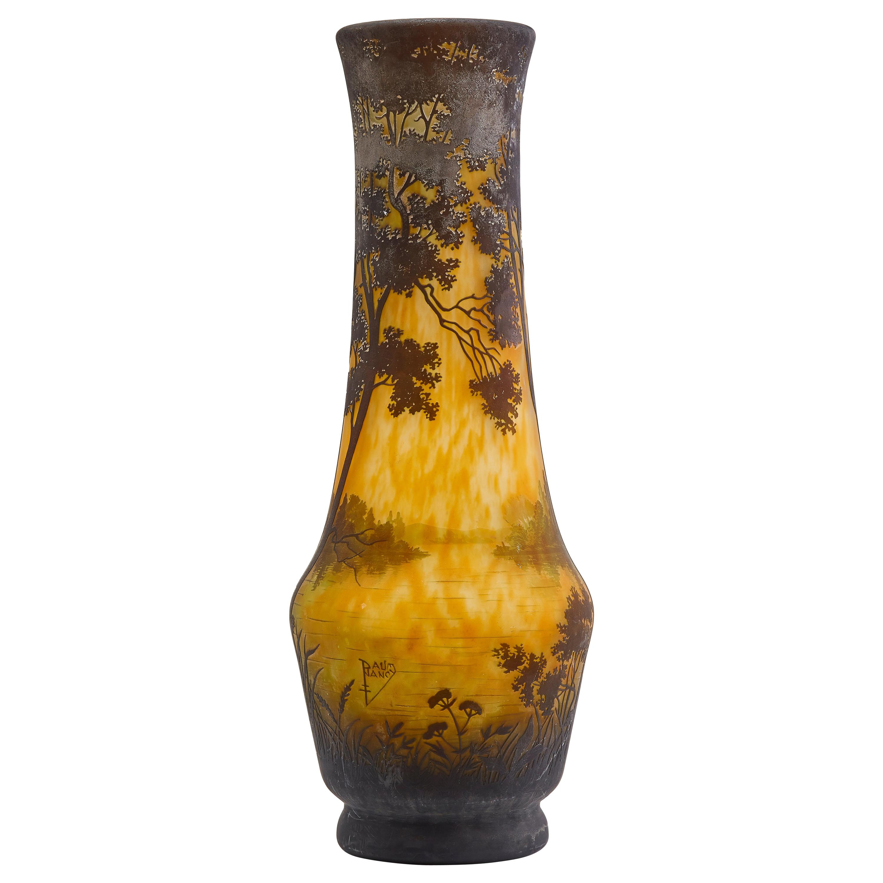 Art-déco-Vase von Daum Nancy im Angebot