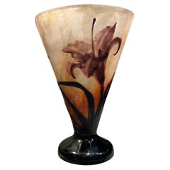 Daum Nancy Art Glass Vase, France, Early 20th Century