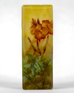 Daum Nancy Art Nouveau Cameo Glass Vase "Fleurs des Champs", circa 1900