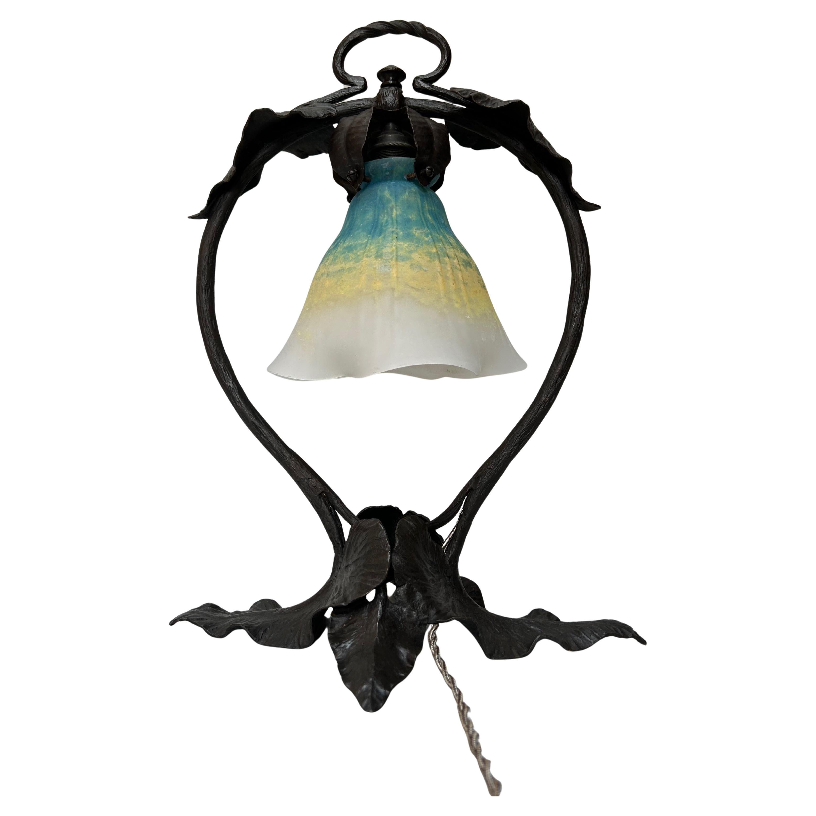 Daum Nancy Art Nouveau Lamp