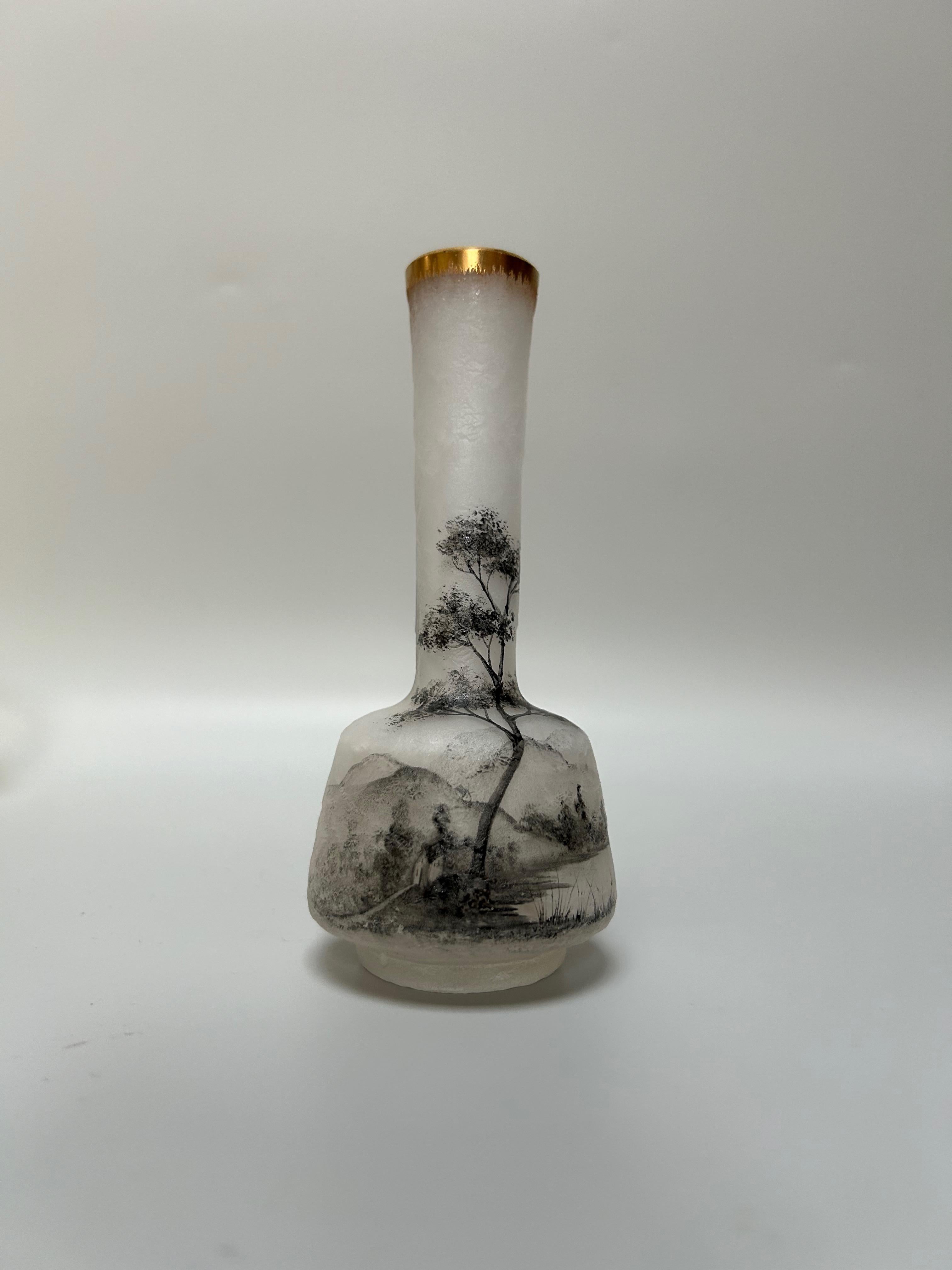 Daum Nancy Jugendstil-Vase (Art nouveau) im Angebot