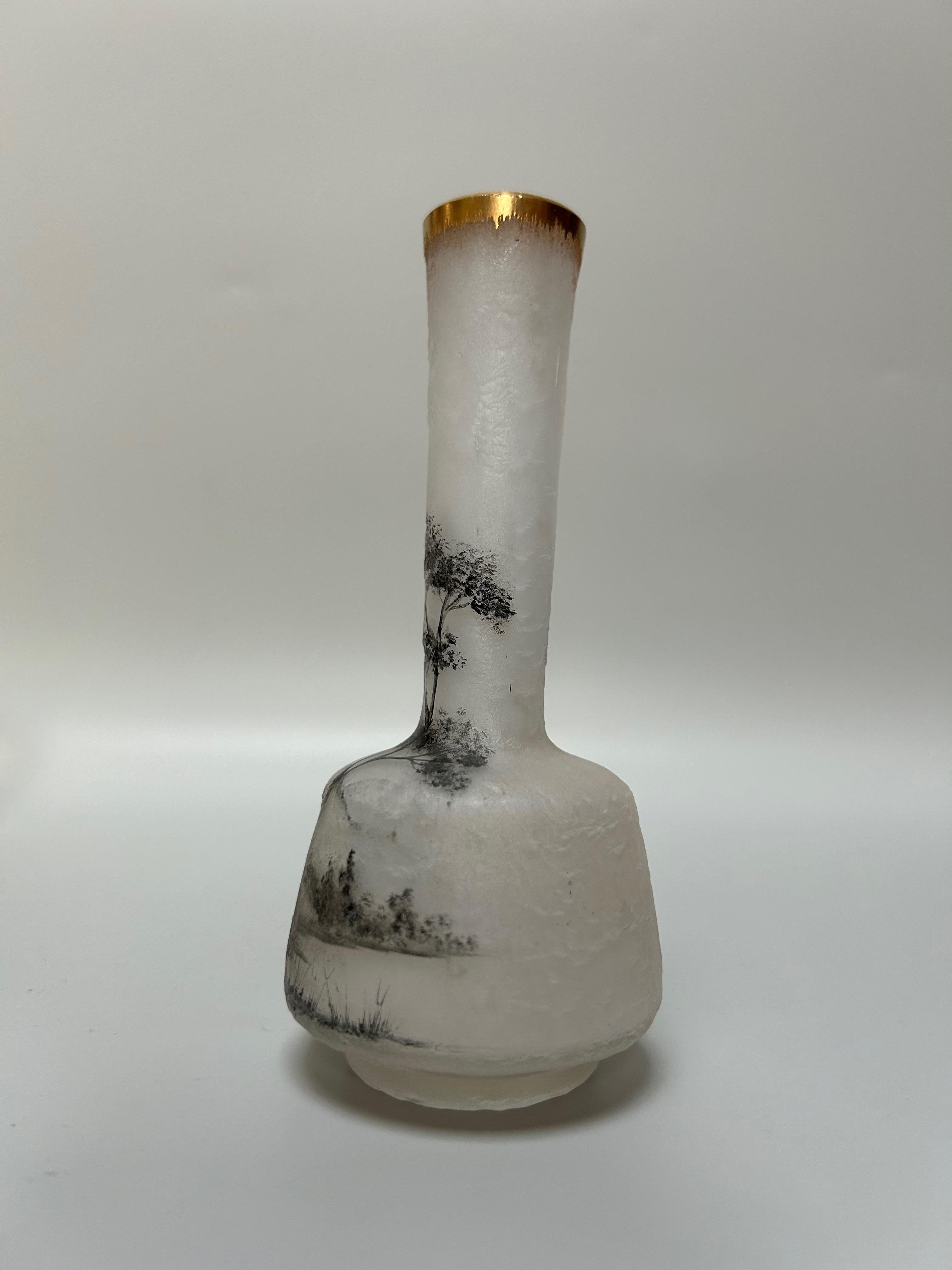 Daum Nancy Jugendstil-Vase (Französisch) im Angebot