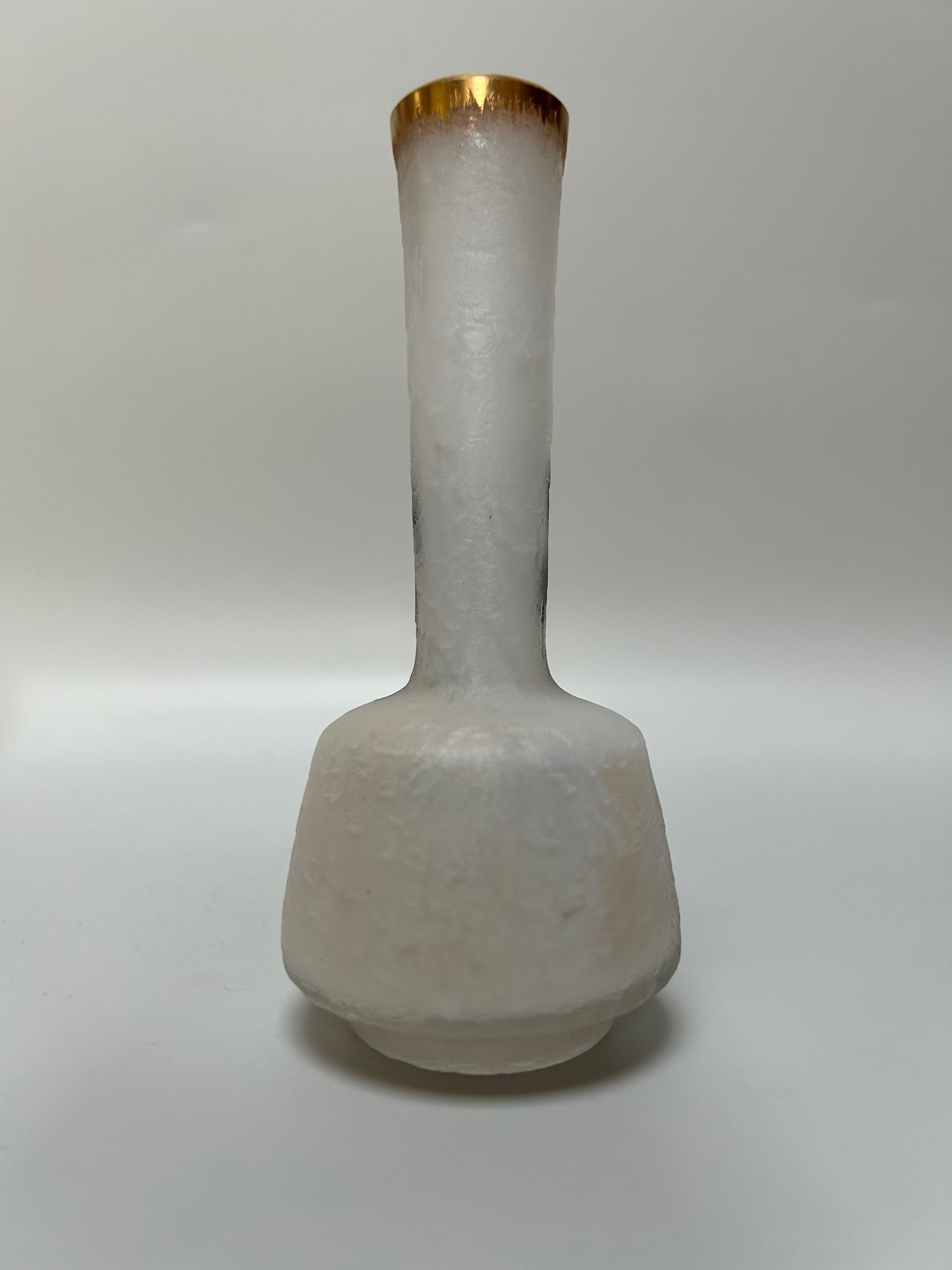 Daum Nancy Jugendstil-Vase im Zustand „Starke Gebrauchsspuren“ im Angebot in NANTES, FR