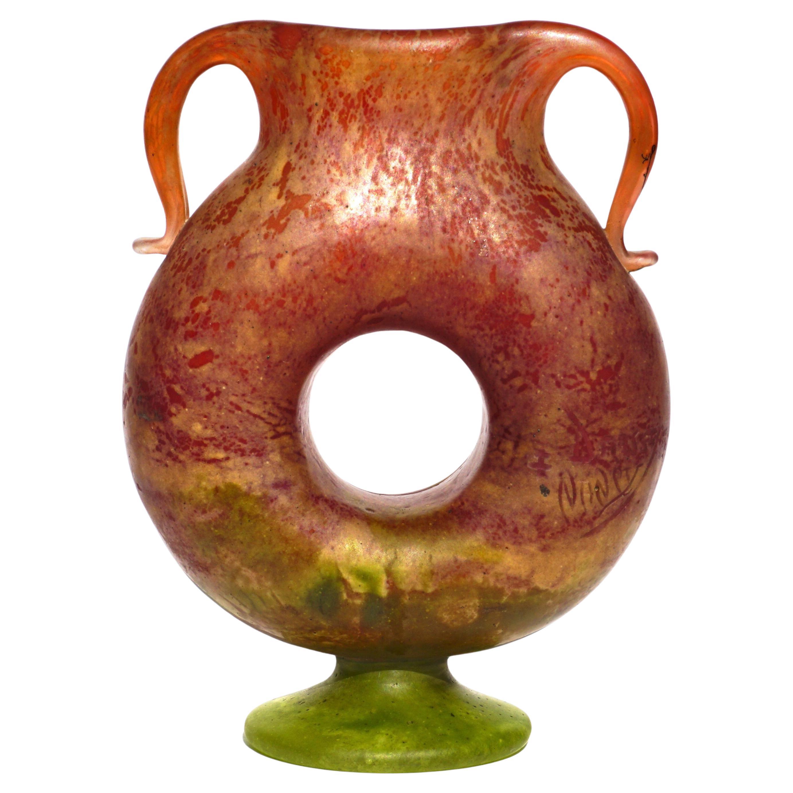 Daum Nancy Art Nouveau Vase