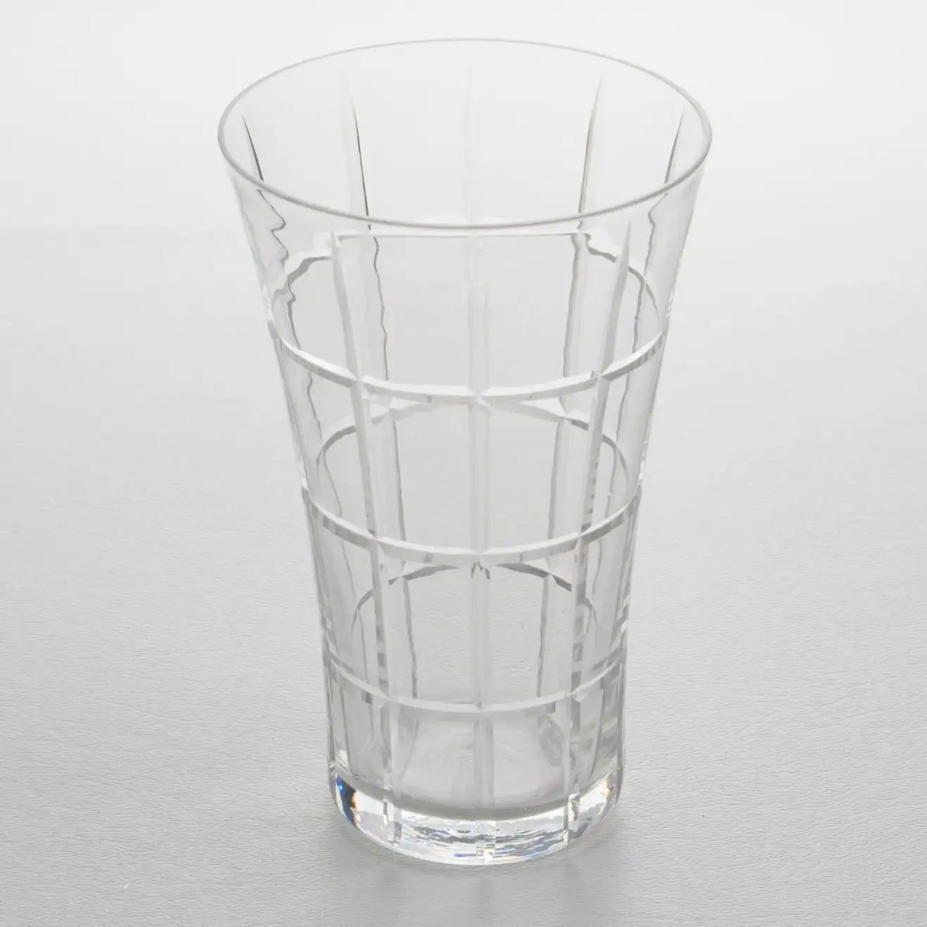 Daum Nancy Barware Set de verres en cristal, 9 pièces en vente 8