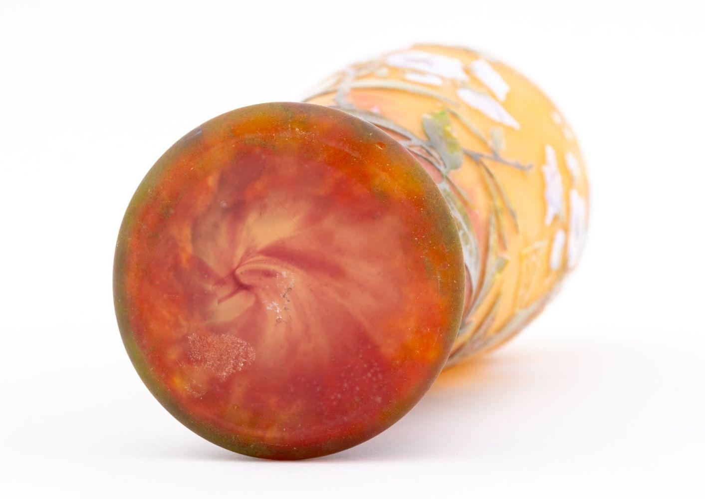 Daum Nancy Cameo and Enameled Art Glass Vase in vendita 4
