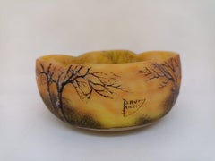 Daum Nancy Enamel Bowl