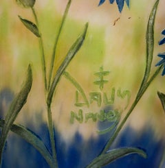 Daum Nancy Enameled and Internally Decorated Glass Vase, France