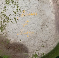Daum Nancy Enamelled and Internally Decorated Glass Vase, "Trees in Prairie"
