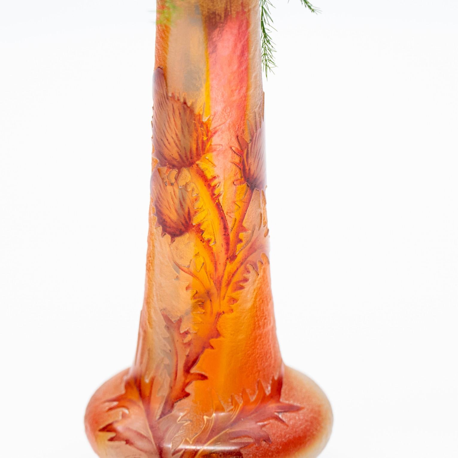 Daum Nancy, Exquise Jarrón Pequeño Pâte de Verre, Multicolor, Francia, 1870 en venta 3