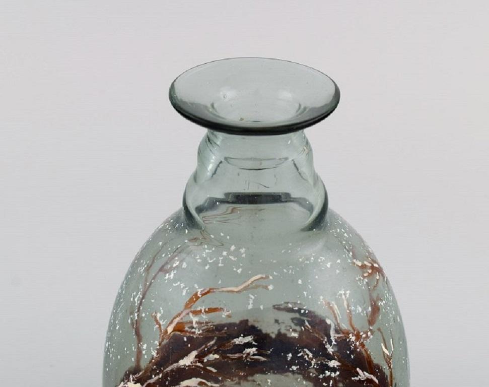 Daum Nancy, France, Art Nouveau Vase in Mouth Blown Art Glass In Good Condition For Sale In Copenhagen, DK