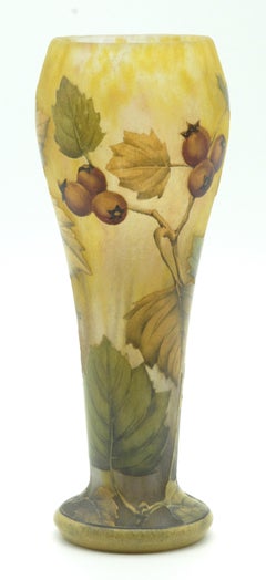 Daum Nancy France vase, circa 1900
