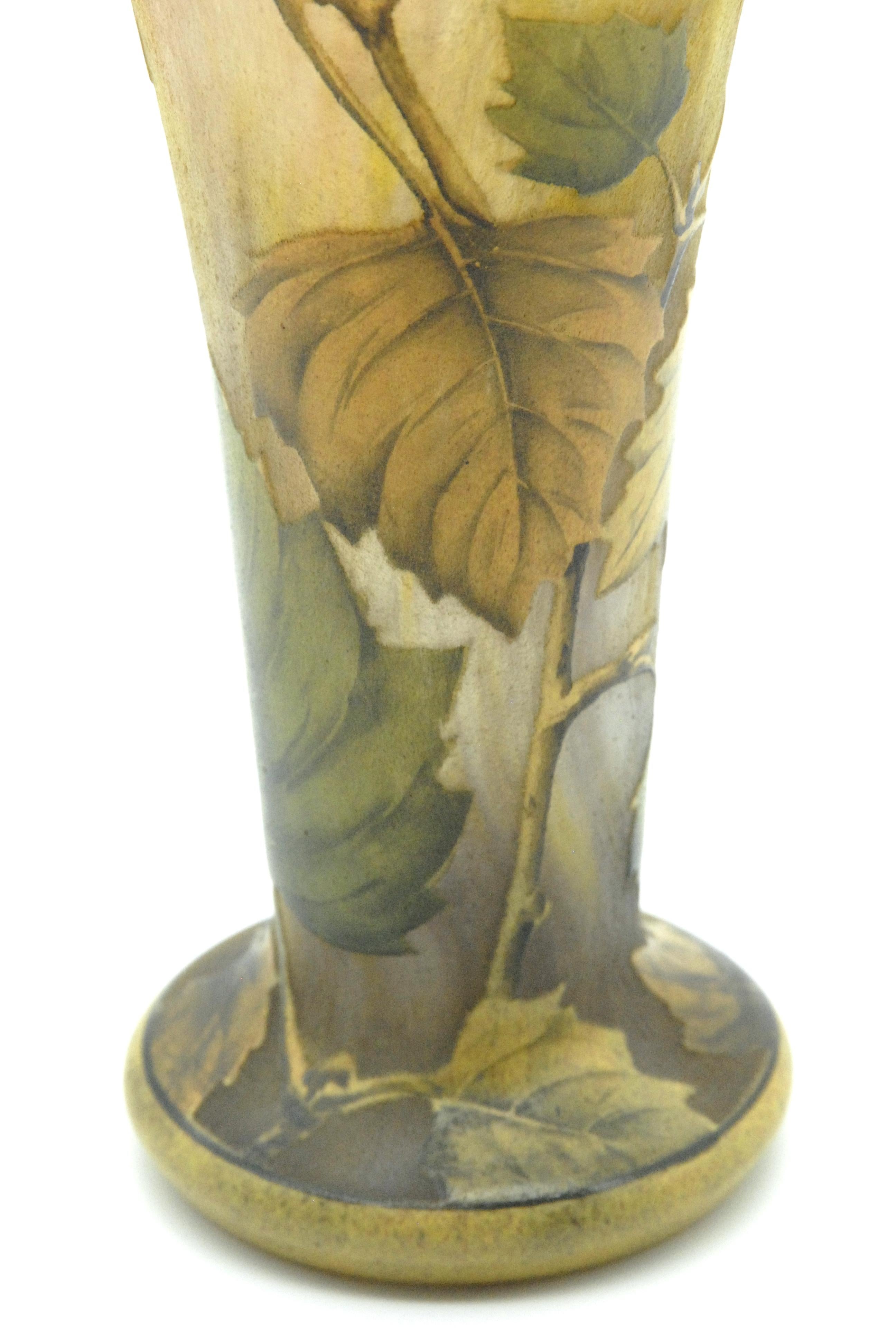Art Nouveau Daum Nancy France vase, circa 1900 For Sale