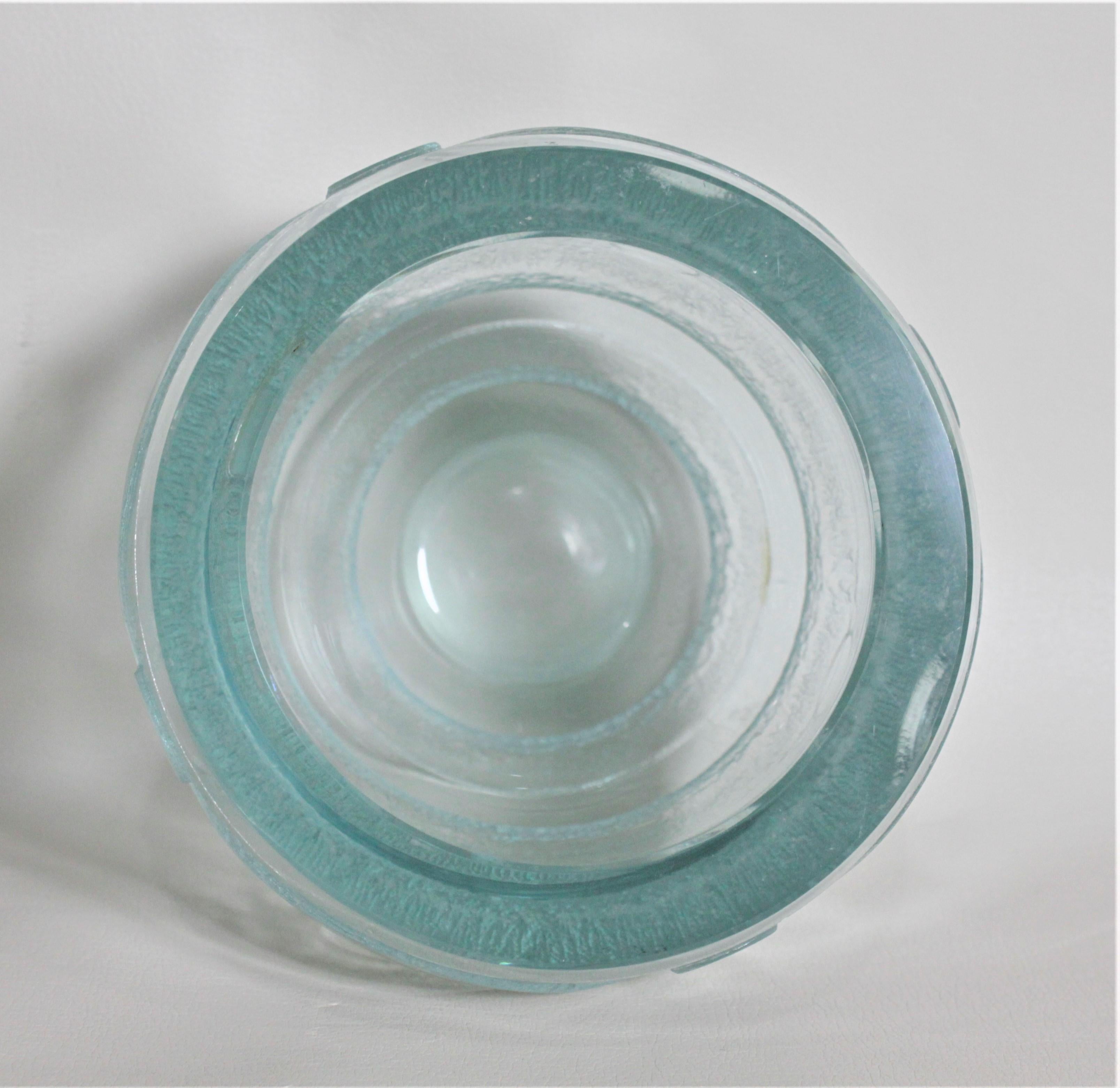 Französische Vase aus säuregeätztem grünem Art-déco-Kunstglas von Daum Nancy, Art déco (Glaskunst) im Angebot