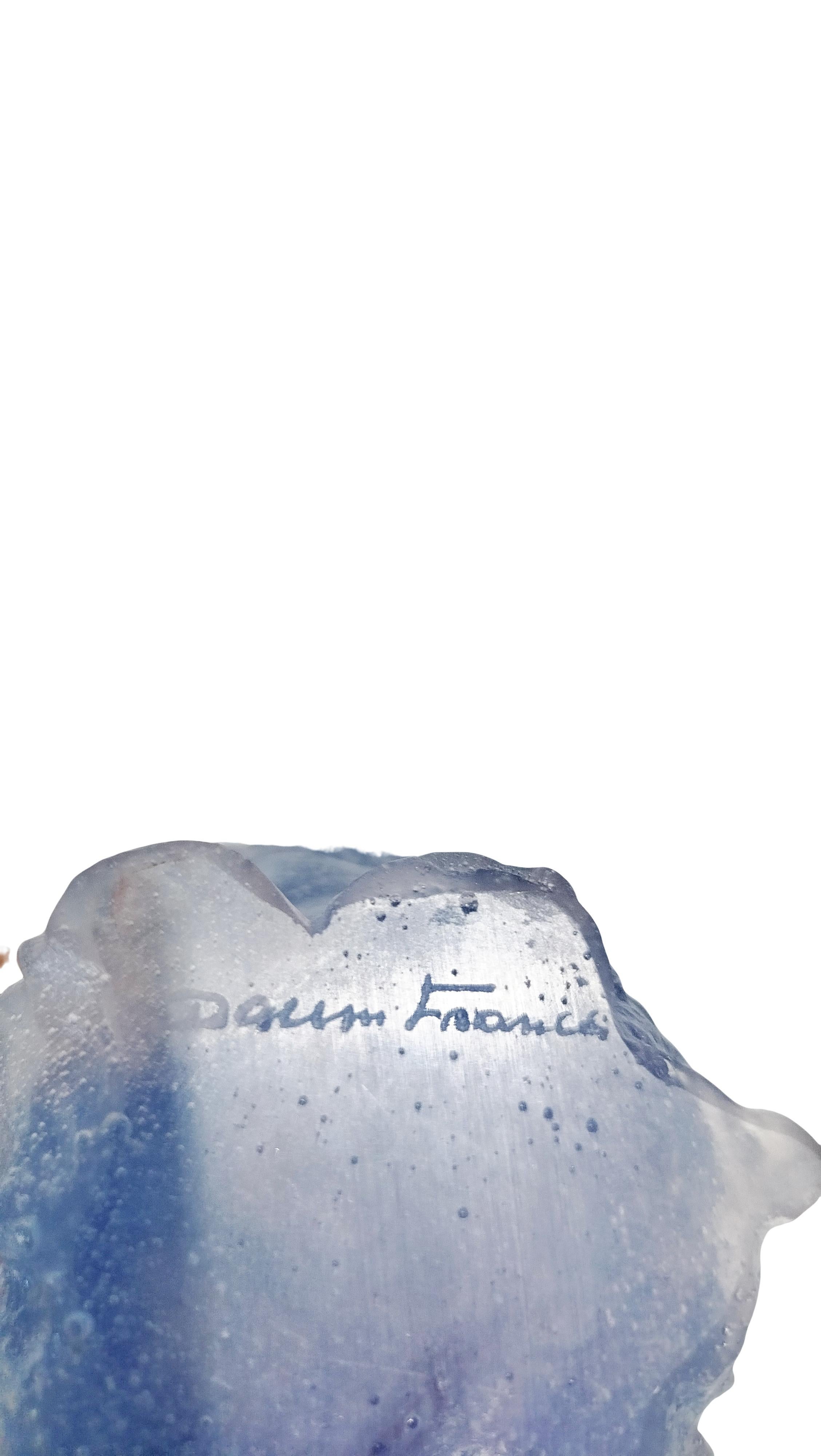 Daum-Nancy Obstschale und zwei Vasen im Angebot 4