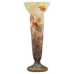 Daum Nancy Fruit Vase, Circa 1900